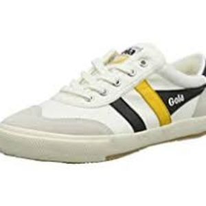 Women's Size 10Gola Badminton shoes White/Black/Gold